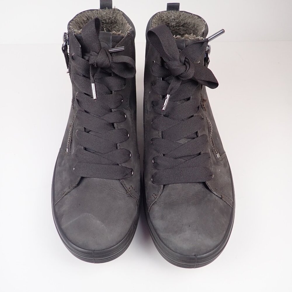 Ecco Soft 7 Tred Womens 42 US 11/11.5 Gore-Tex Waterproof Leather Booties, read